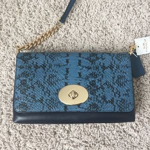 NWT Coach Colorblock Crosstown Crossbody 36527Navy